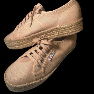 Superga Tan Espadrilles Casual Shoes